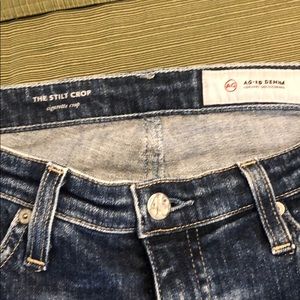 AG Cigarette Crop Jeans